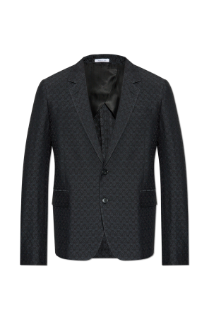 ジャケット Etro Black Viscose Blend Blazer Etro Blazer, Size 42 FR: Floral Print